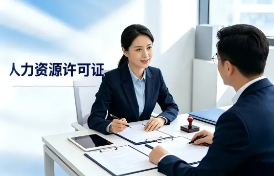 我司办理人力资源许可证案例