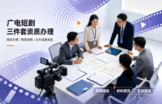 我司办理广电短剧三件套案例